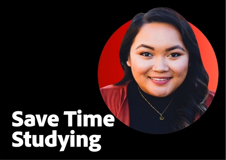 https://main--dc--adobecom.hlx.page/dc-shared/fragments/modals/videos/acrobat/generative-ai-pdf/create-study-guide-fast#save-time-studying | Clicking will open a modal with a video demonstrating how Acrobat AI Assistant can help a student create study guides more efficiently. | :play-medium