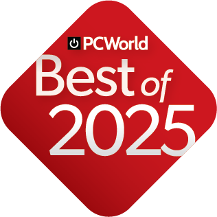 PCWorld Best of 2025 badge signifying Adobe Acrobat being recognized as the best PDF editor.